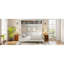 Grand lit escamotable mural avec canapé, blanc-860562227