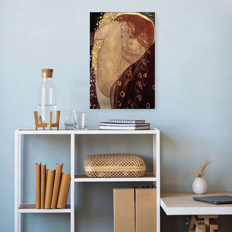Danaë, impression d'art mural classique contemporain, H 18 po x l 12 po