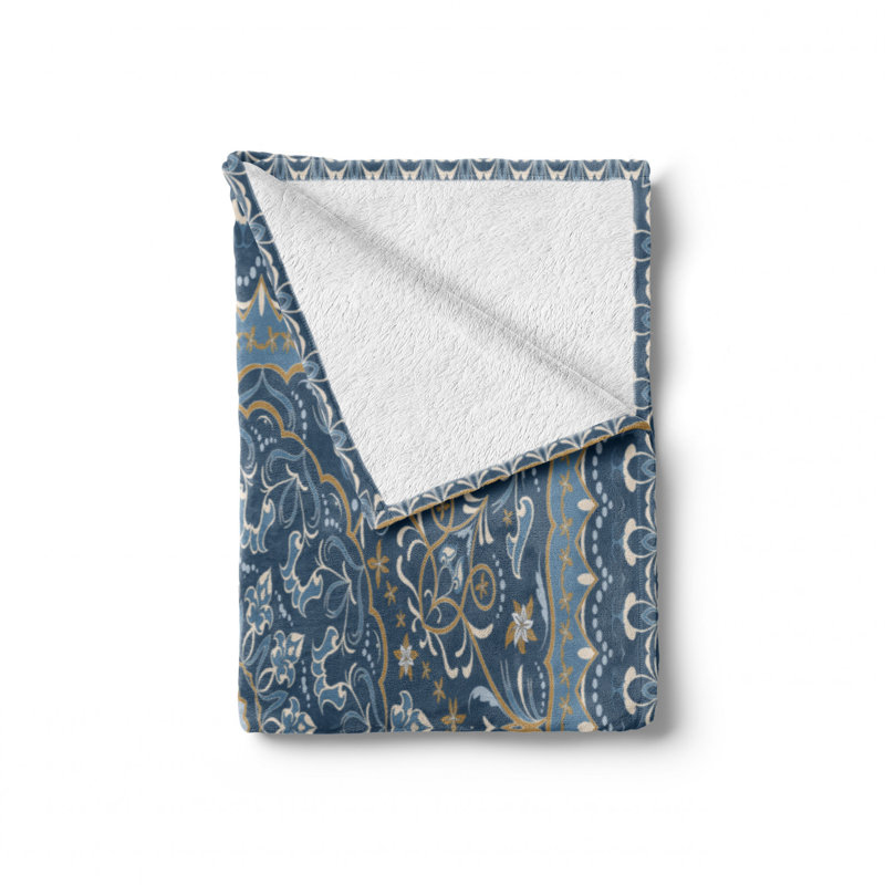 Hand Woven Throw Blanket, 60" W x 80" L