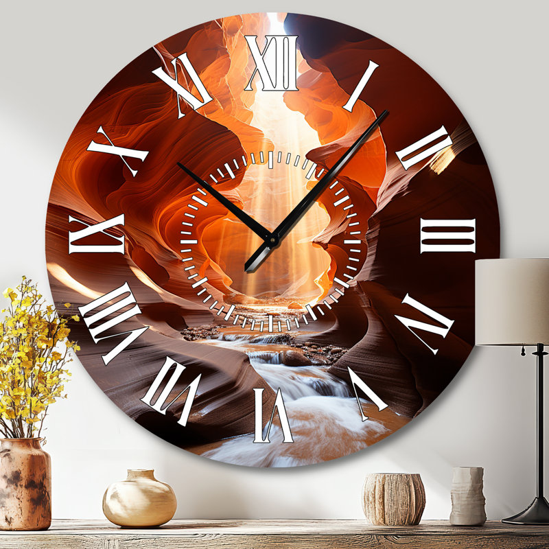 Horloge murale Canyon Antelope Symphony II, Grand