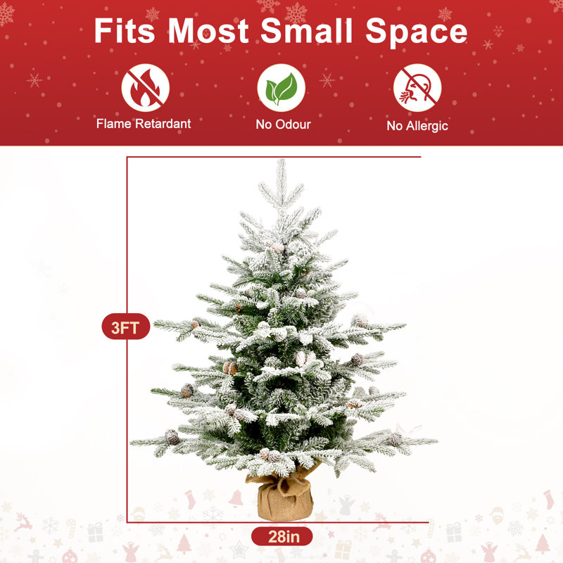 Sapin de Noël cachemire caché Cashmere, H 3 pi
