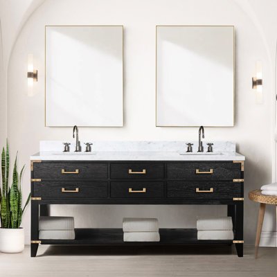 Free Standing Wall Mounted Single Double With Marble Top