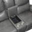 Causeuse inclinable en cuir Kittitas-502331068
