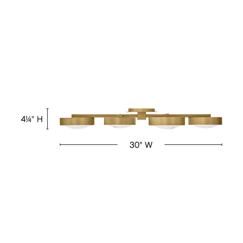 Cava Large Flush Mount