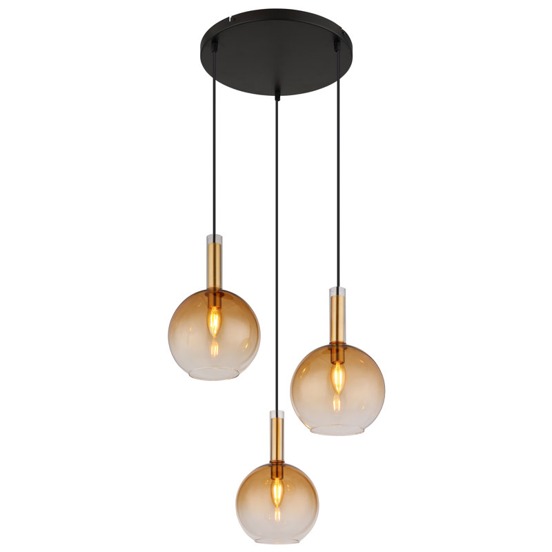 Baryram 3 - Light Matte Black Pendant
