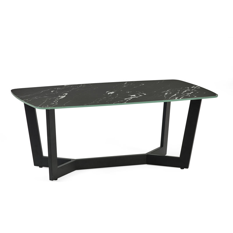 Trestle Coffee Table, Black