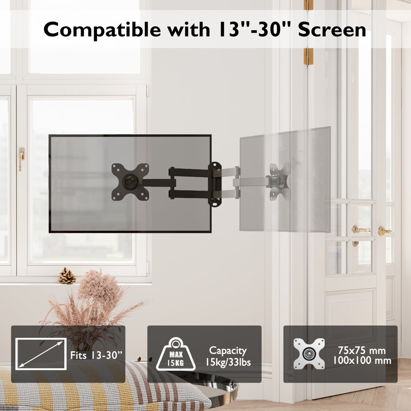 Symple Stuff Single Screen Wall Mount