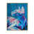 Toile brune avec cadre flottant