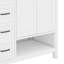 Armoire de meuble-lavabo 36 po avec deux portes et deux tiroirs de rangement-155511240