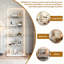 5‑Tiers Glass Display Cabinet with Lighting-75098883-75098882