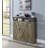 Abiram Rustic Oak Finish Server