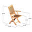 Westminster Teak Barbuda Chair and Ottoman Set