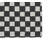 Checkered Absorbent Non-Skid Rectangular Toilet Mat