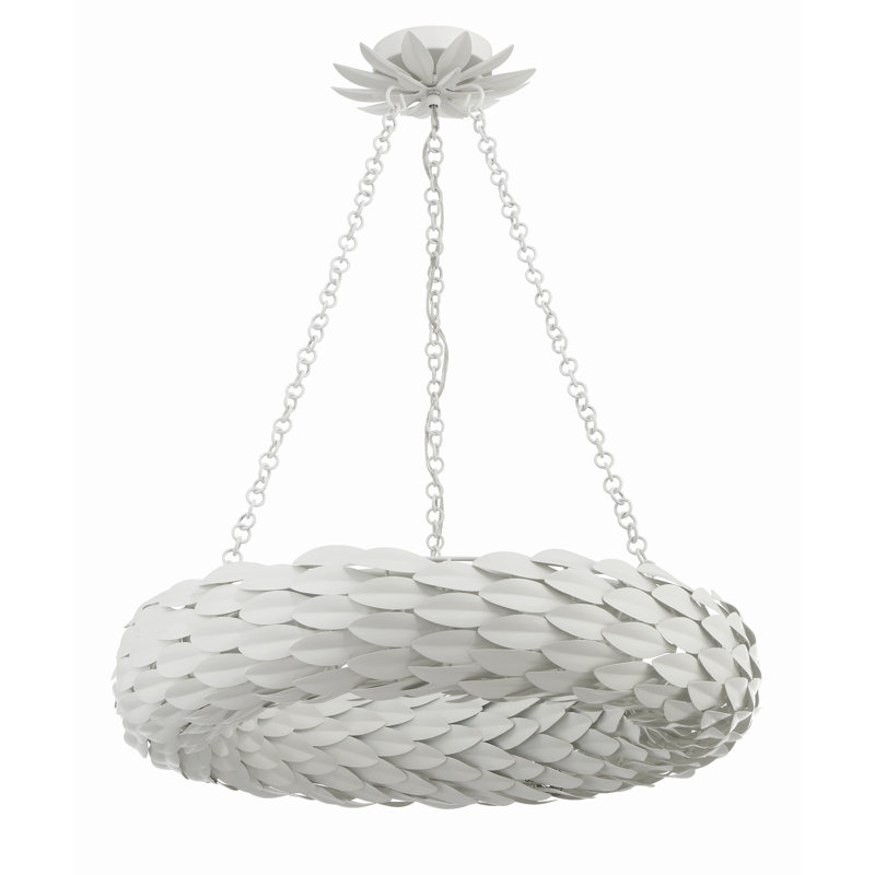 Luminaire suspendu roue de chariot, 6