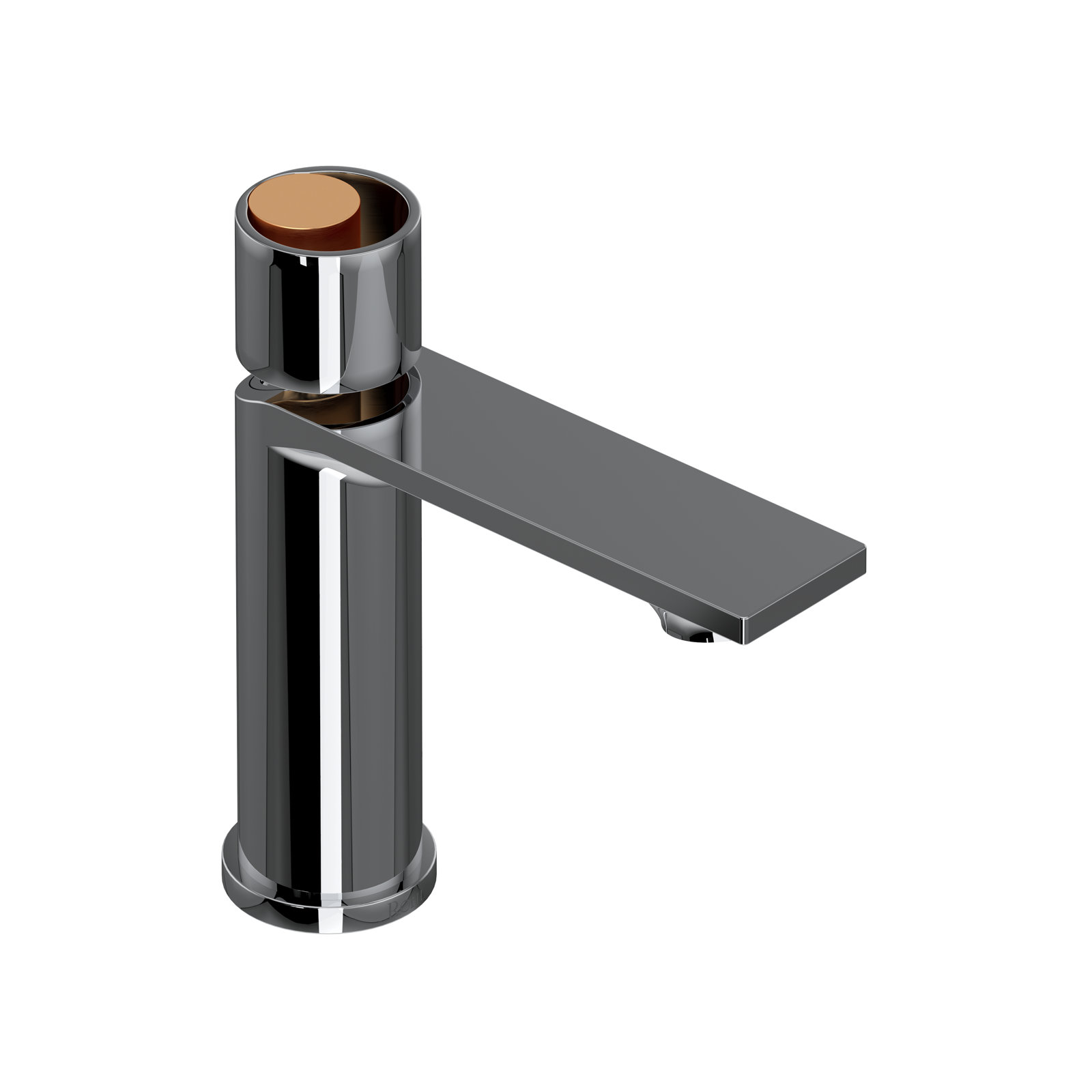 Eclissi Single Handle Lavatory Faucet, Polished Chrome/Satin Gold