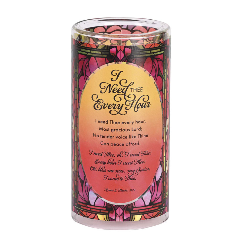 Candleholder I Need Thee Every Hour 8H