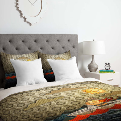 Ensemble de housse de couette paper bateau