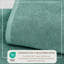 100% Cotton Textured Bath Towels-2146174336