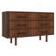 Commode à 6 tiroirs en bois massif Logan