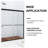  48" x 70" Double Sliding Aluminum Framed Shower Door-94272519