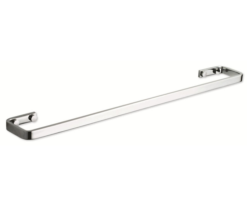 Solange Polished Nickel 23.5" Modern Wall Mounted Towel Bar