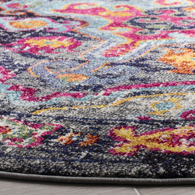 Eastchester Abstract Area Rug, Round 201 cm