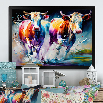" Cows Running II "
