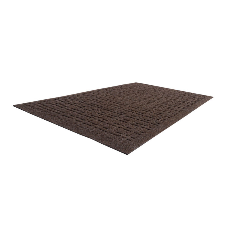 Lattice Geometric Outdoor Doormat