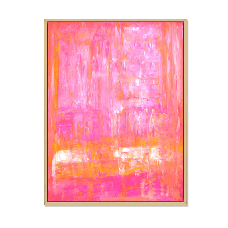 «Bobetta», reproduction d'art moderne et contemporaine sur toile, H 20 po x l 12 po, Reproduction avec cadre flottant