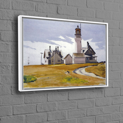 Décoration murale en toile inspirée du paysage montagnard Edward Hopper