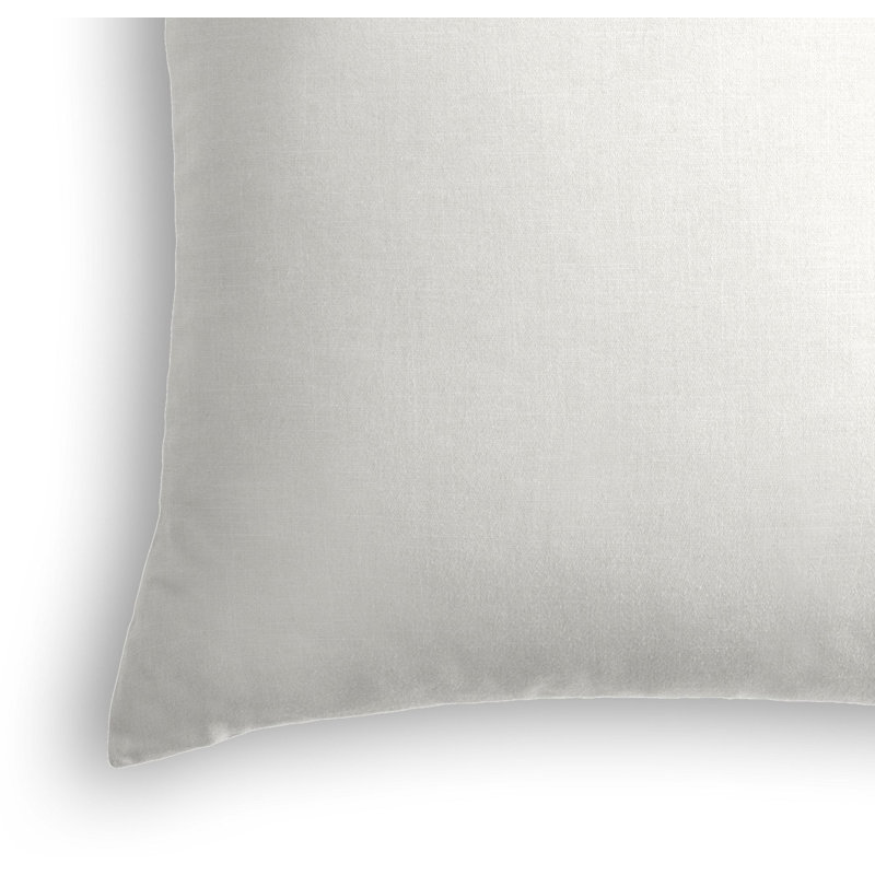 Linen Reversible Pillow Cover, Ivory, Pillow Cover Only - No Insert, 22" x 22"