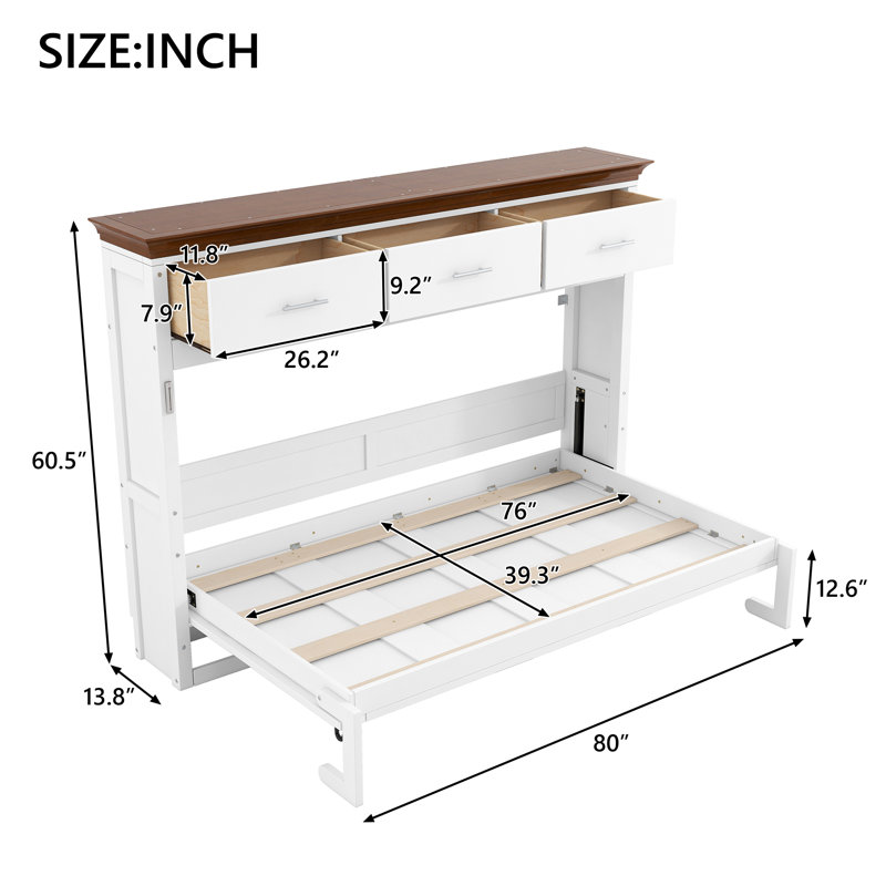 Murphy Bed with Drawers