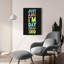 Art mural en verre acrylique 24 po x 36 po «Just A Sec I'm Daydreaming» par Club Daydream-117540778