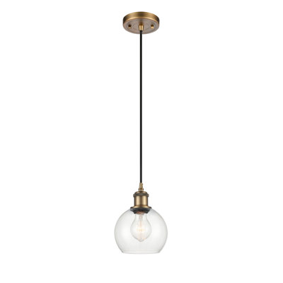 Luminaire suspendu sphérique 1 lumière Roxane