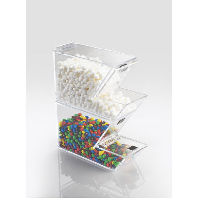 Classic Acrylic Topping Dispenser Clear with Notch