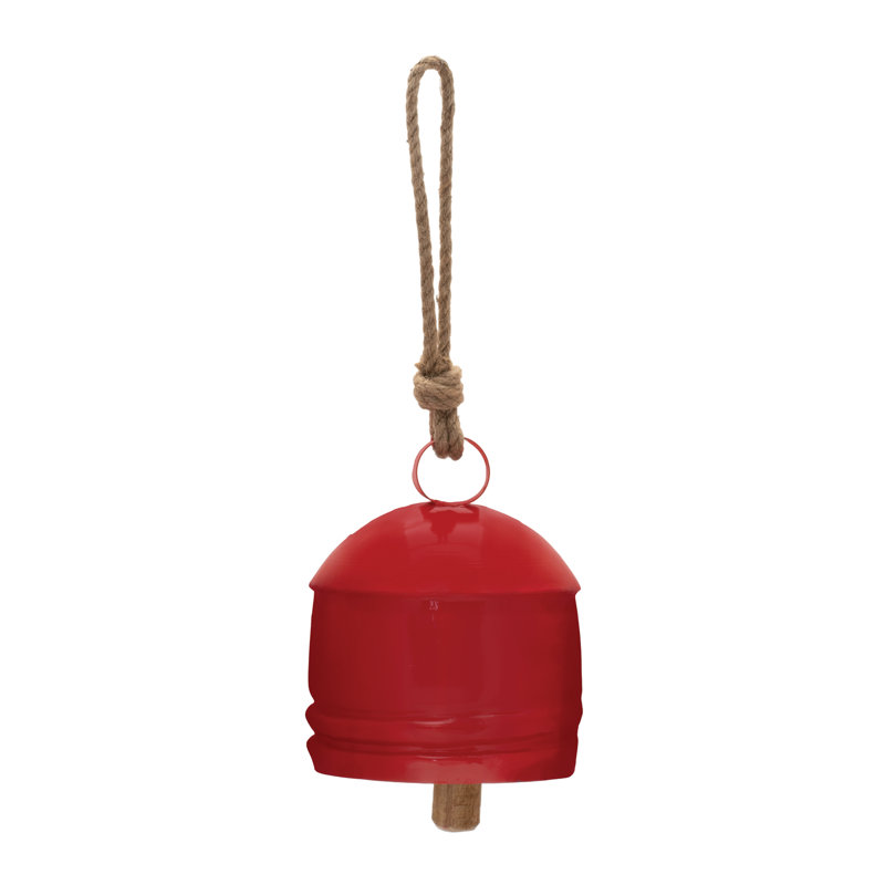 Ornement cloche rustique en métal (ensemble de 4)