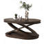 Table basse ovale avec base en forme de X-904972068