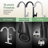 Dual Sensors Touchless Pull-Down Kitchen Faucet Fingerprint Resistant, Standard Braided Hoses-85794766