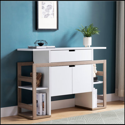 Buffet de cuisine Modernize avec 4 tablettes, parfait pour les solutions de rangement encombrantes et élégantes