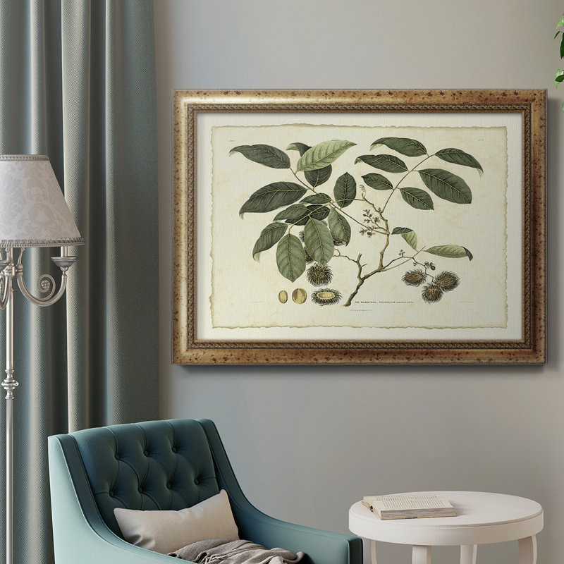 Delicate Botanical III - reproduction d'art sur toile encadrée, L 20 po x H 16 po