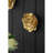 2pcs Gold Hanging Roses - Exquisite Details, Ideal For Living Area Decor Rose Decorative Items Intricate Petal Transform Space-255941756