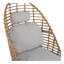 Chaise longue pivotante en osier Ellis