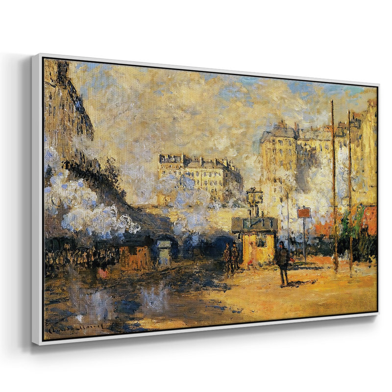 Saint encadré sur toile, Blanc, H 25 po x l 37 po x P 2 po