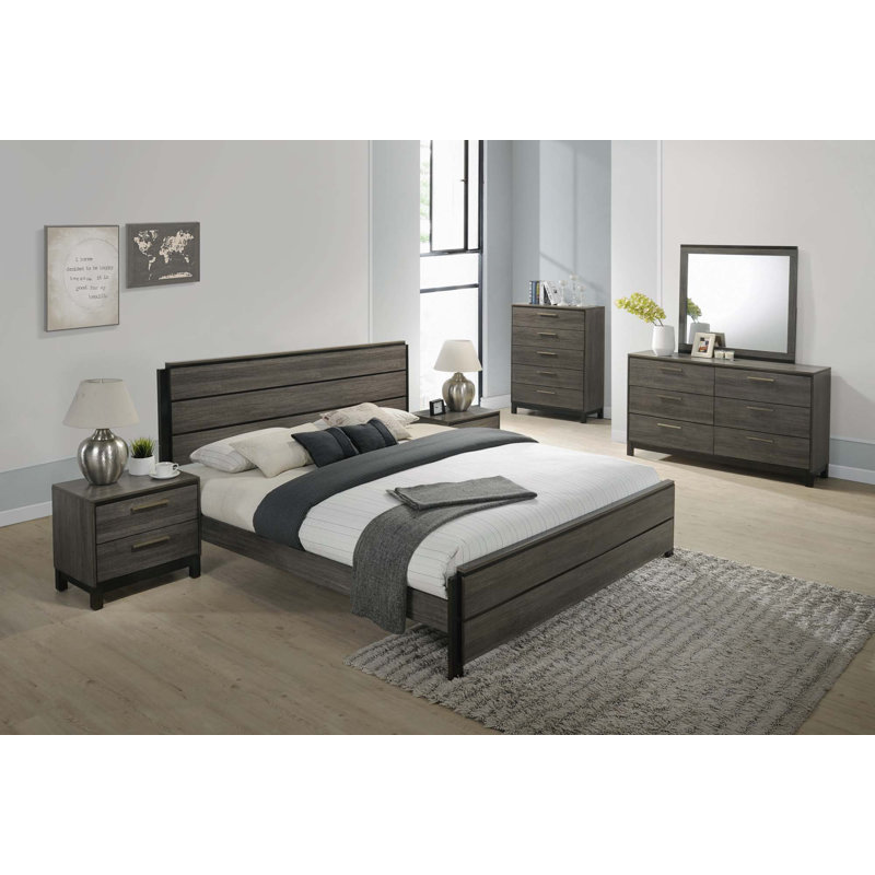 Ensemble de chambre à coucher 6 pièces, Grand