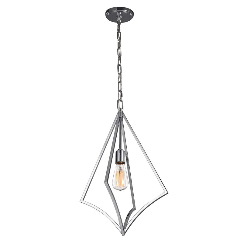 Schoonover 1 - Light Geometric Pendant, 69.8cm H x 35.3cm W