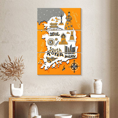 Aliaz South Korea Tourist Map