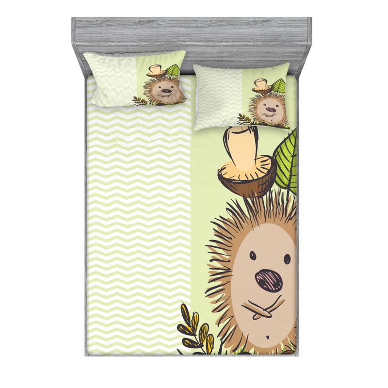 Microfiber Sheet Set, Queen Sheet Set with Fitted Sheet