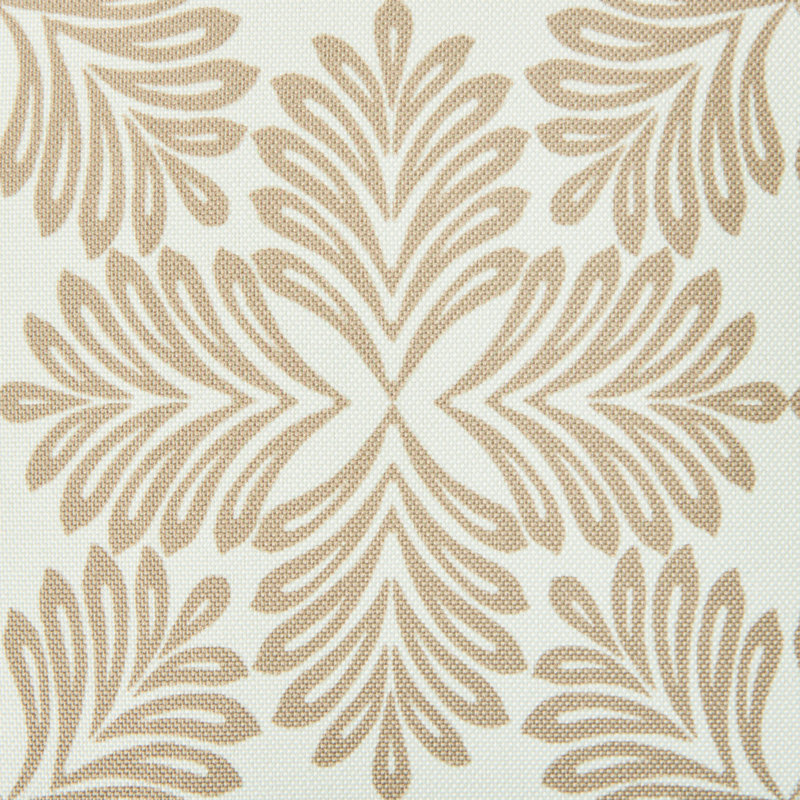Ensemble de 2 coussins lombaires intérieurs et extérieurs 18 po MARTHA STEWART Tulum, Carrée, H 18 po x l 18 po, Taupe