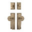Ensemble d'entrée Nostalgic Warehouse New York avec bouton New York