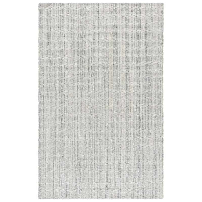 Mirage touffeté à la main recyclé P.E.T; Rayonne / viscose Tapis d'intérieur en coton à chevrons, Rectangle 9' x 12'